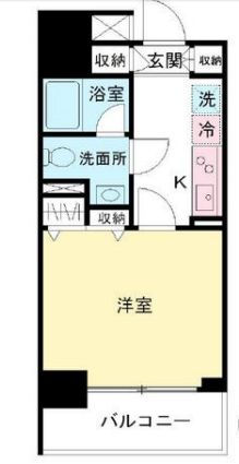 ヴィアラッティア笹塚 704 間取り図