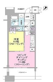 晴海テラス 19階 間取り図