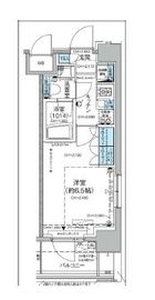 レジディア蒲田5 1105 間取り図
