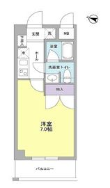 ヴァンフォーレ目黒 404 間取り図