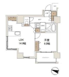 キュロコ日本橋 8階 間取り図