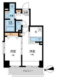 プライマル浅草橋 1001 間取り図