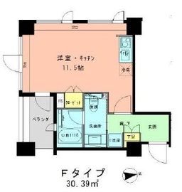 ラフィネジュ学芸大学 502 間取り図