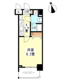 ガーラプレイス新宿御苑 207 間取り図