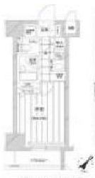 コンシェリア新橋 10階 間取り図