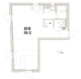 モデリアデイズ護国寺 301 間取り図