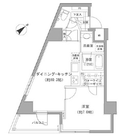 グランベル中落合 502 間取り図