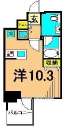 プライマル大井仙台坂 702 間取り図
