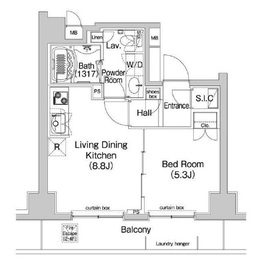 コンフォリア九段 302 間取り図
