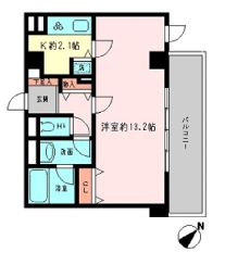 コロネード市ヶ谷 307 間取り図