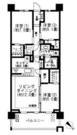 ガーデンヒルズ四ツ谷迎賓の森 5階 間取り図