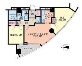 アトラスタワー西新宿 11階 間取り図