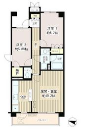 クラッサ目黒かむろ坂 601 間取り図