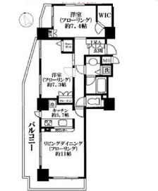 池袋パークタワー 4階 間取り図