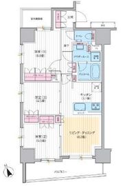 パレステージ上野 9階 間取り図