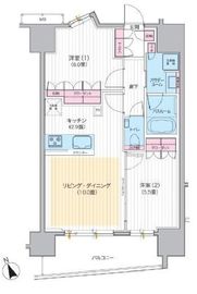 パレステージ上野 12階 間取り図