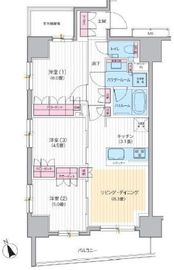 パレステージ上野 12階 間取り図