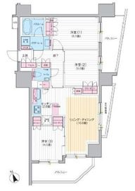 パレステージ上野 14階 間取り図