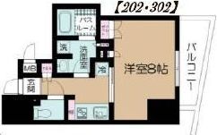 パレステージ上野 2階 間取り図