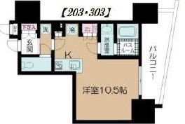 パレステージ上野 2階 間取り図