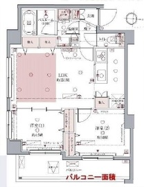 ラグディア麻布十番 604 間取り図