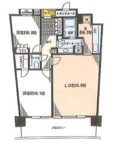 深沢ハウス 3階 間取り図