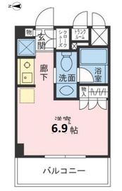 THEパームス両国 706 間取り図