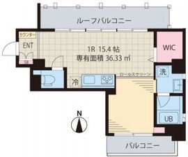 ビイルーム中野 501 間取り図