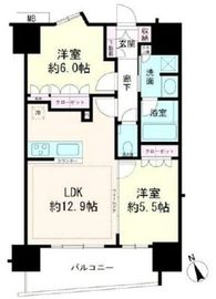 パレステージ上野 5階 間取り図