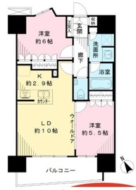 パレステージ上野 7階 間取り図