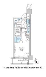 パークアクシス日本橋兜町 604 間取り図