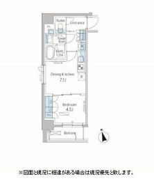 パークアクシス日本橋兜町 605 間取り図