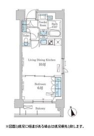 パークアクシス日本橋兜町 601 間取り図