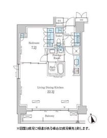 パークアクシス日本橋兜町 304 間取り図