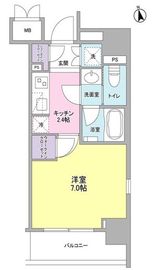 アプリコットガーデン 401 間取り図