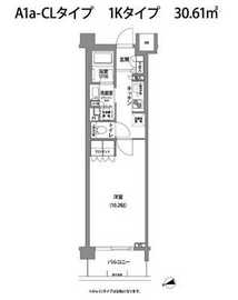 コンフォリア目黒青葉台 124 間取り図