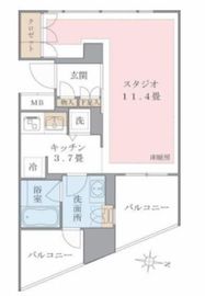 ブリリアイスト東雲キャナルコート 332 間取り図