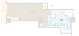 恵比寿ガーデンテラス弐番館 512 間取り図