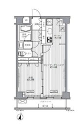 メゾンカルム西新宿 202 間取り図