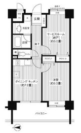 コスモ大崎ツインフォルムマーベルコート 7階 間取り図