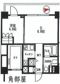 カスタリア門前仲町2 707 間取り図