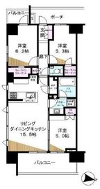 シティハウス豊洲キャナルテラス 11階 間取り図