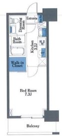 プライムメゾン神保町 702 間取り図