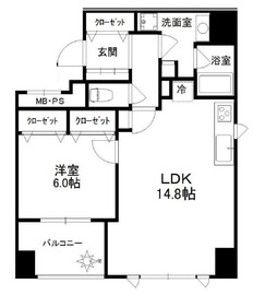 ルピナス麻布シティフォルム 1階 間取り図