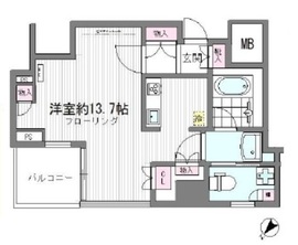 クロスエアタワー 17階 間取り図