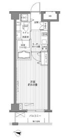 メゾンカルム西新宿 112 間取り図