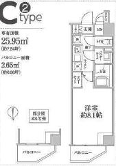 エルフォルテ品川サウスシティ 2階 間取り図