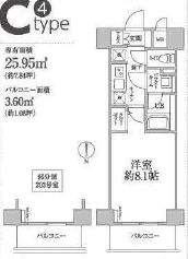 エルフォルテ品川サウスシティ 3階 間取り図