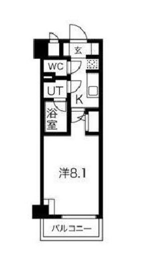 エルフォルテ品川サウスシティ 4階 間取り図