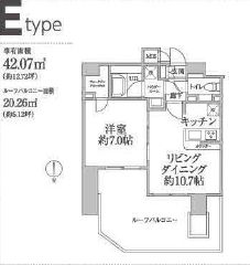 エルフォルテ品川サウスシティ 8階 間取り図